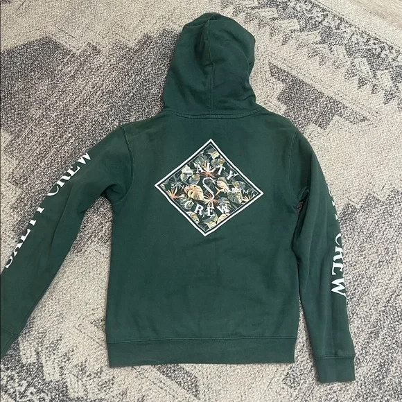 Salty Crew Boys Green Sweatshirt Size Medium - Picture 6 of 7